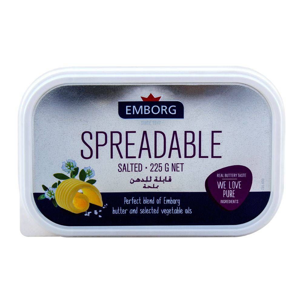 Emborg Spreadable Butter Salted 225g