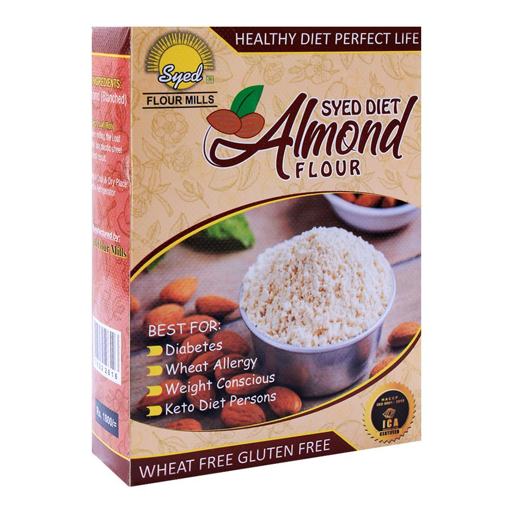Syed Flour Mills Diet Almond Flour, Wheat & Gluten Free, 500g