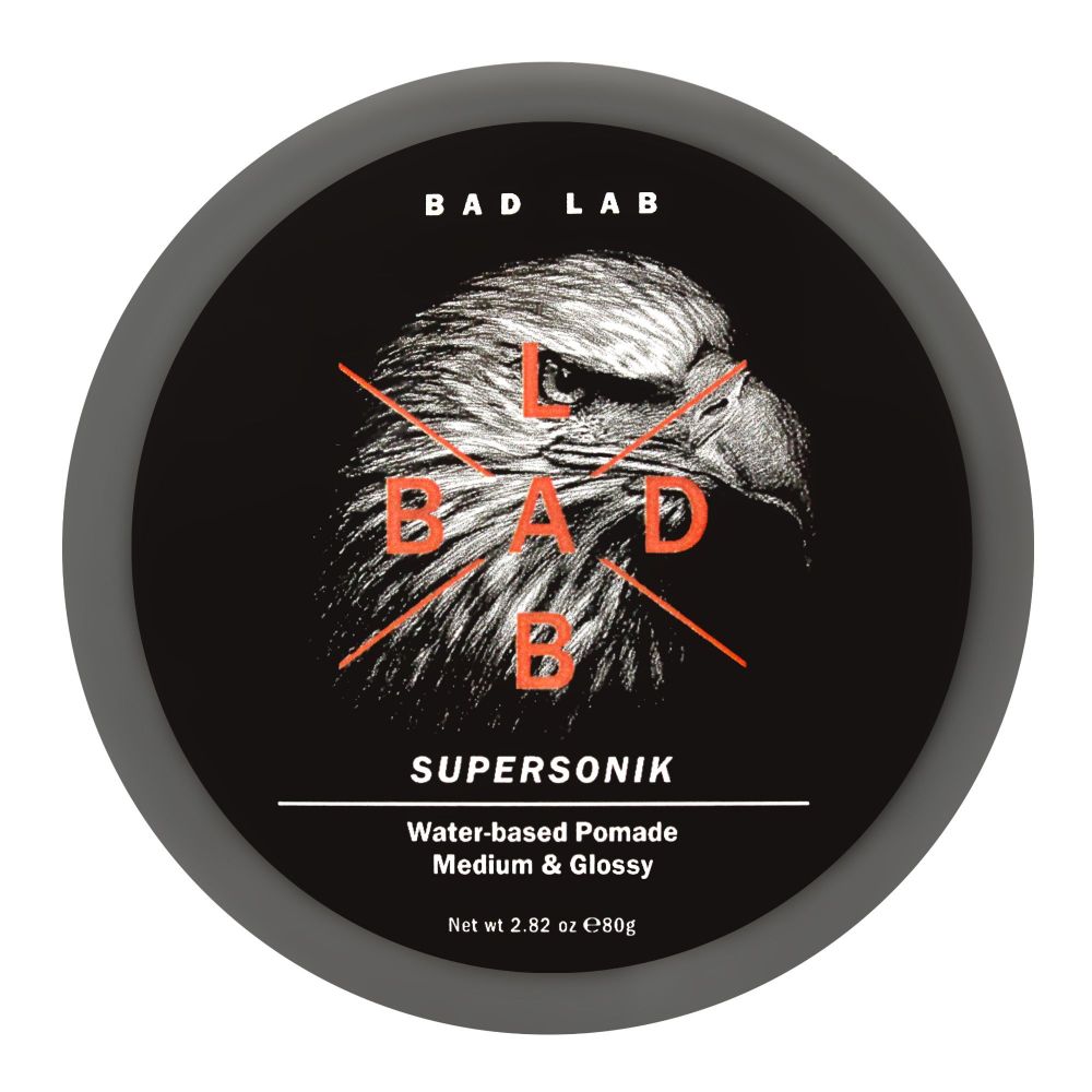 Bad Lab Supersonik Water Based Pomade, Medium & Glossy, 80g