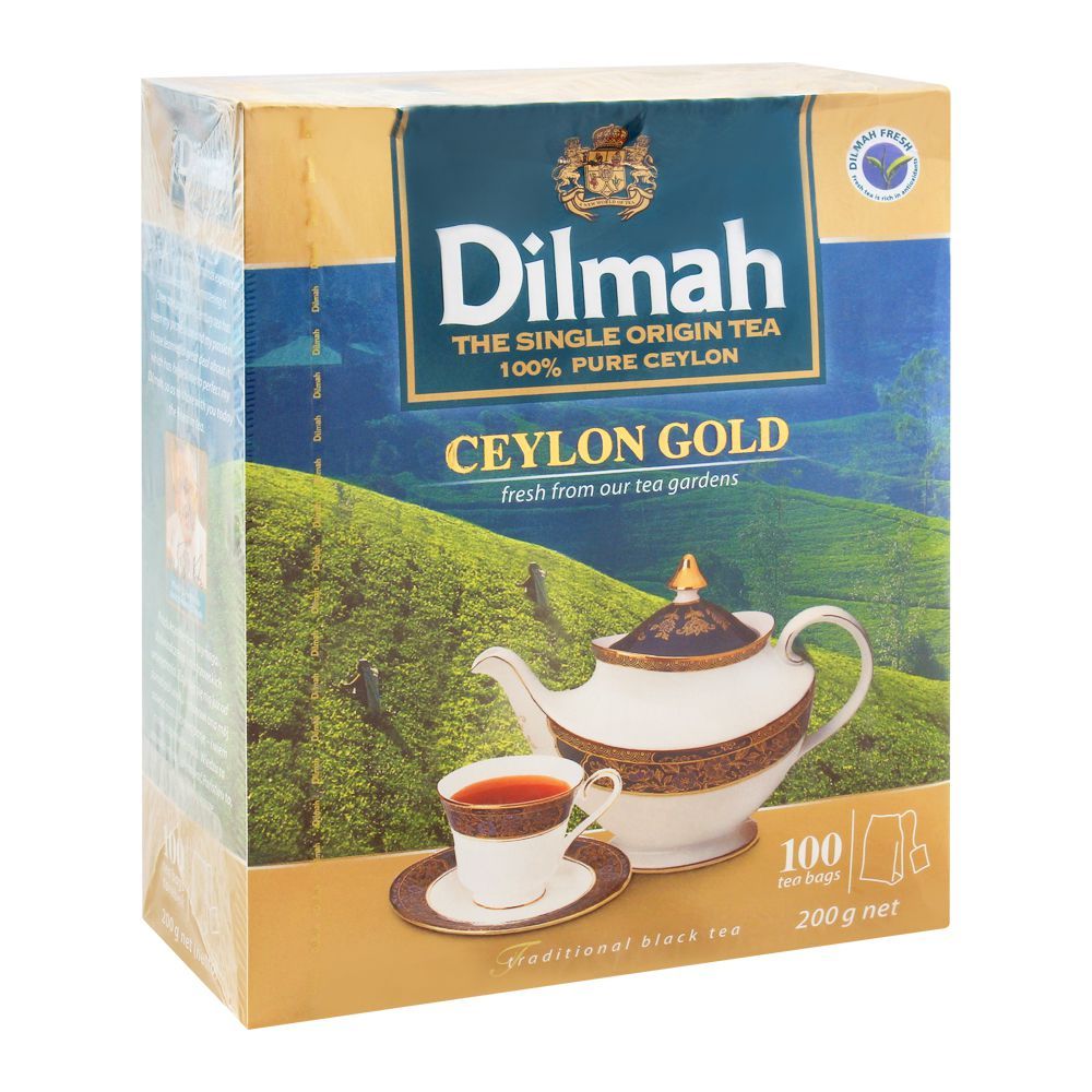 Dilmah Ceylon Gold Tea, 100 Tea Bags