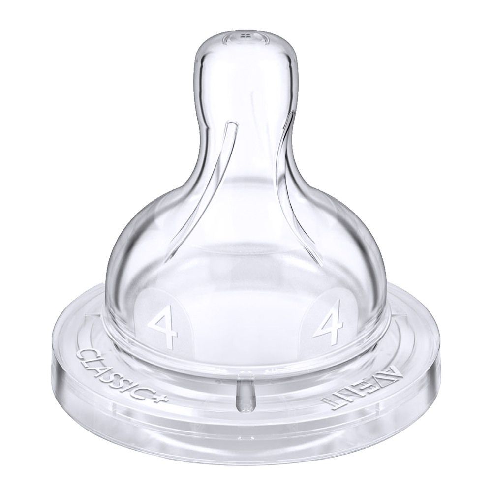 Buy Avent Classic Silicone Teat 2-Pack 6m+ 4-Hole Flow - SCF634/27 ...