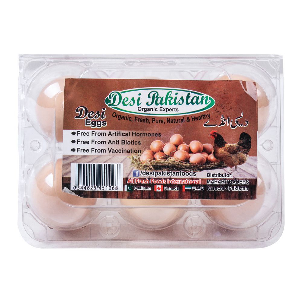 Desi Pakistan Desi Eggs, 6-Pack