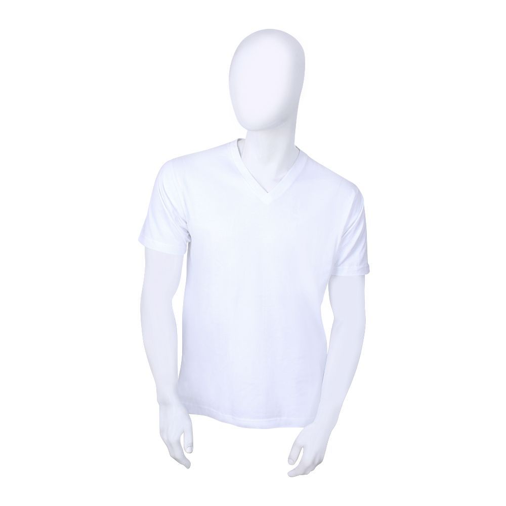 Jockey Classic V-Neck T-Shirt, White - MR-1714