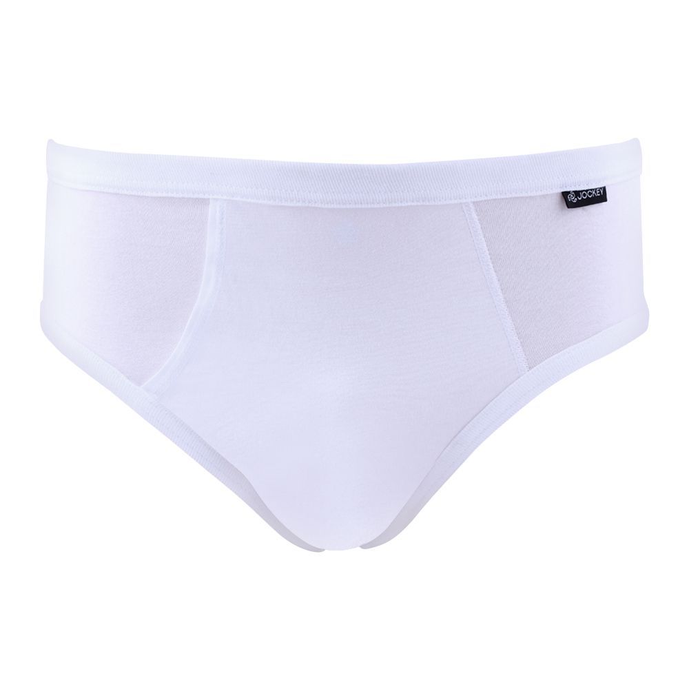 Buy Jockey Elance Wedge Fly Brief, White - FJ1018 Online at Special ...