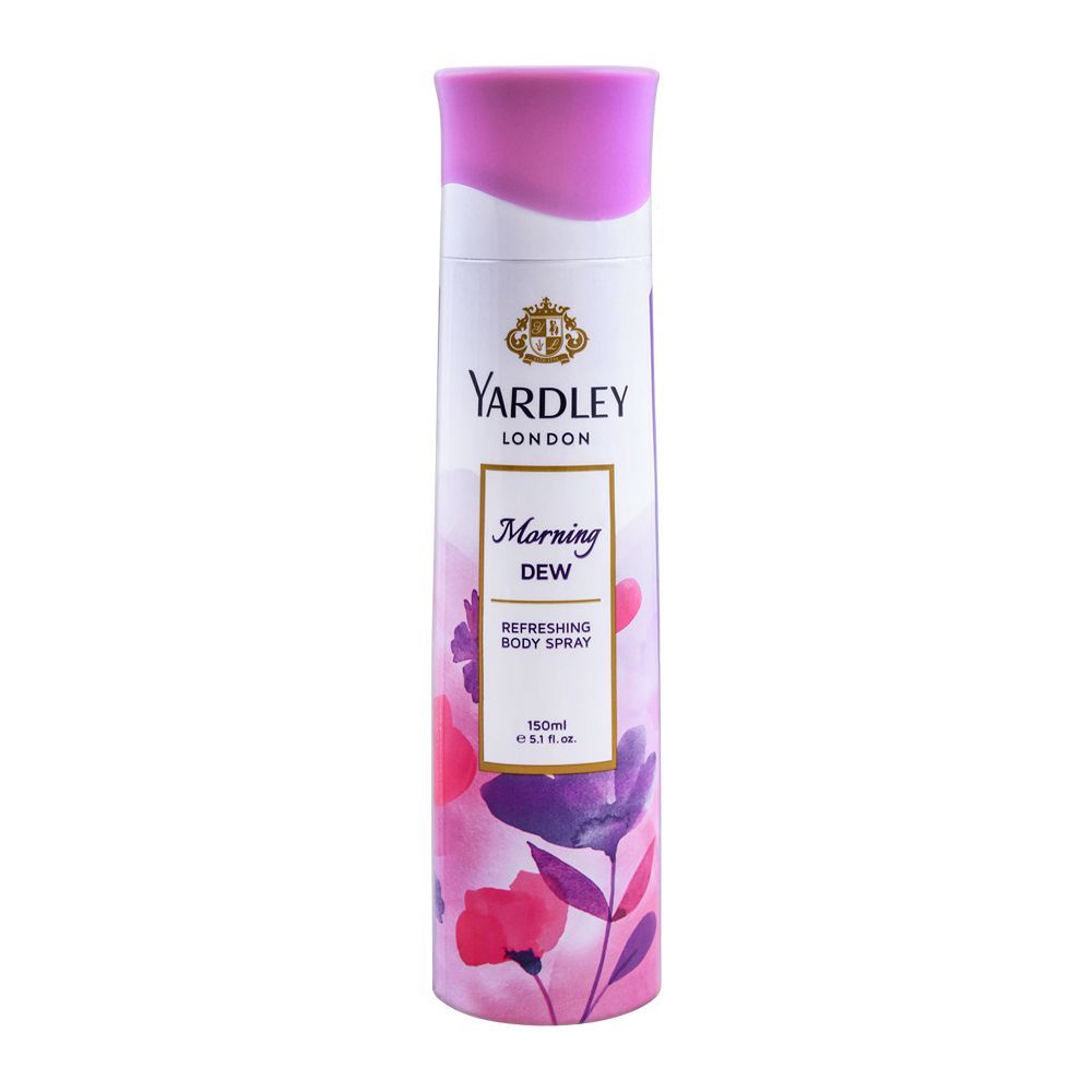 Yardley Morning Dew Deodorant Body Spray, For Women, 150ml