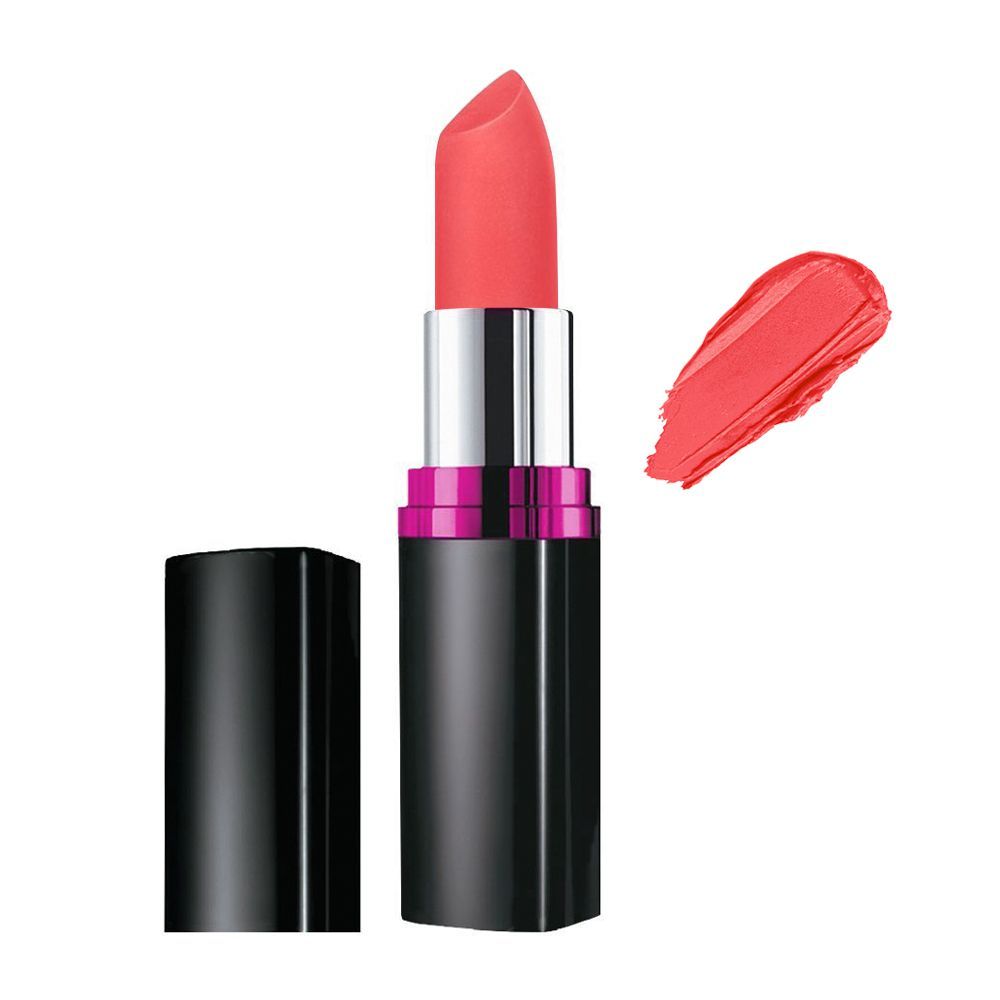 Maybelline New York Color Show Creamy Matte Lipstick, M103 Rock The Coral