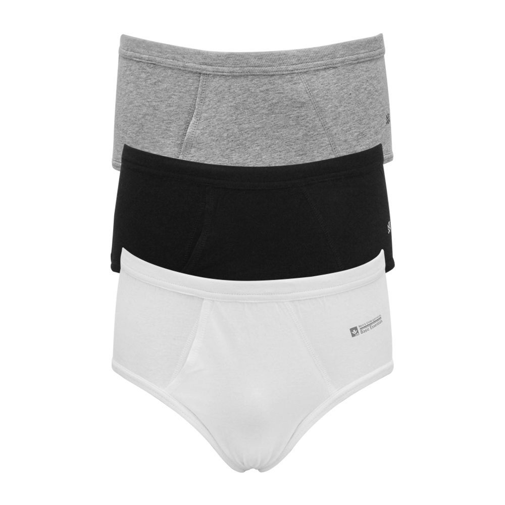 Adam Men's Brief Underwear, 3 Pack, Mix Colors, 7272