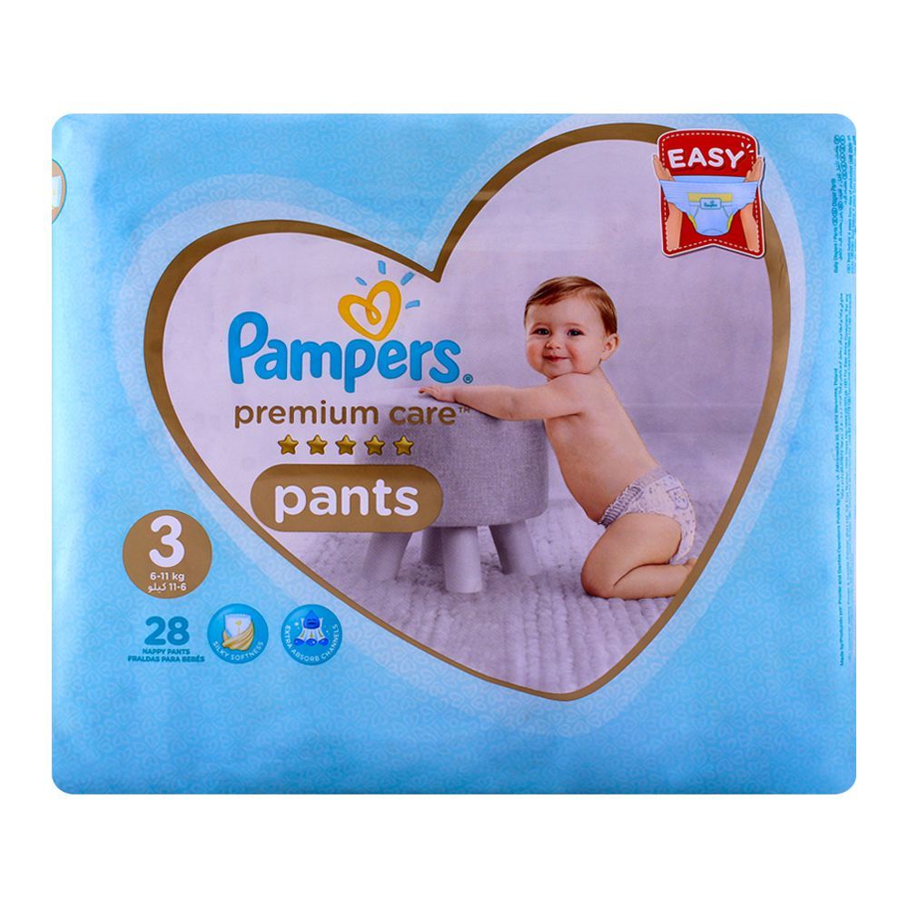 Pampers Premium Pants No. 3, 6-11kg 28-Pack
