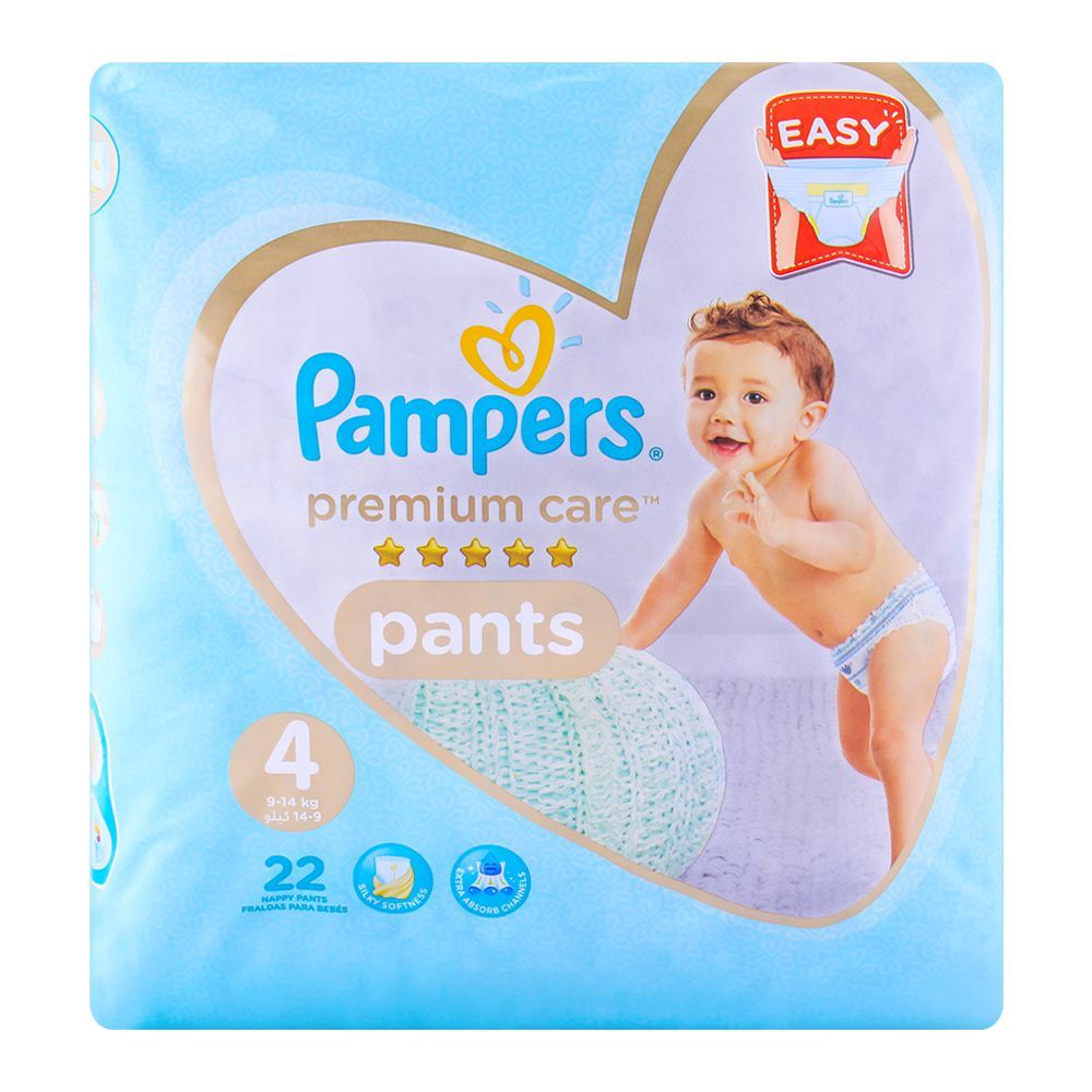 Pampers Premium Pants No. 4, 9-14kg 22-Pack