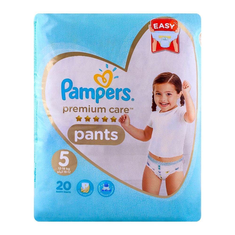 Pampers Premium Pants No. 5, 12-18kg 20-Pack