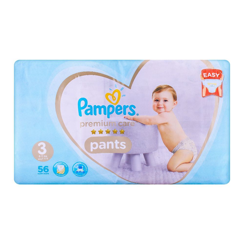 Pampers Premium Pants No. 3, 6-11kg 56-Pack