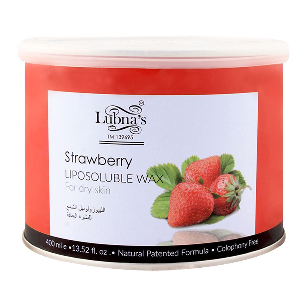 Lubna's Strawberry Liposoluble Wax 400ml
