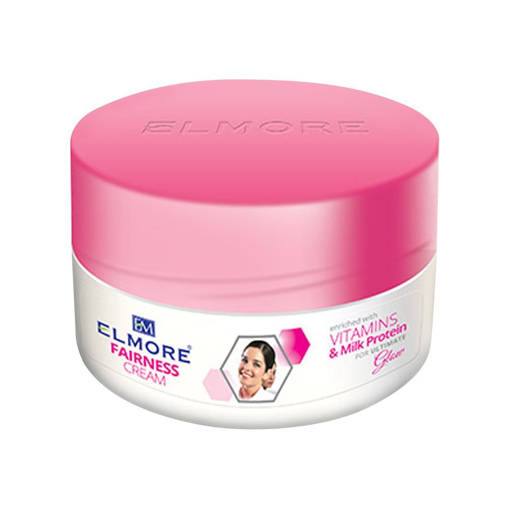 Elmore Ultimate Glow Fairness Cream, Enriched With Vitamins & Milk Protein, Jar, 50ml