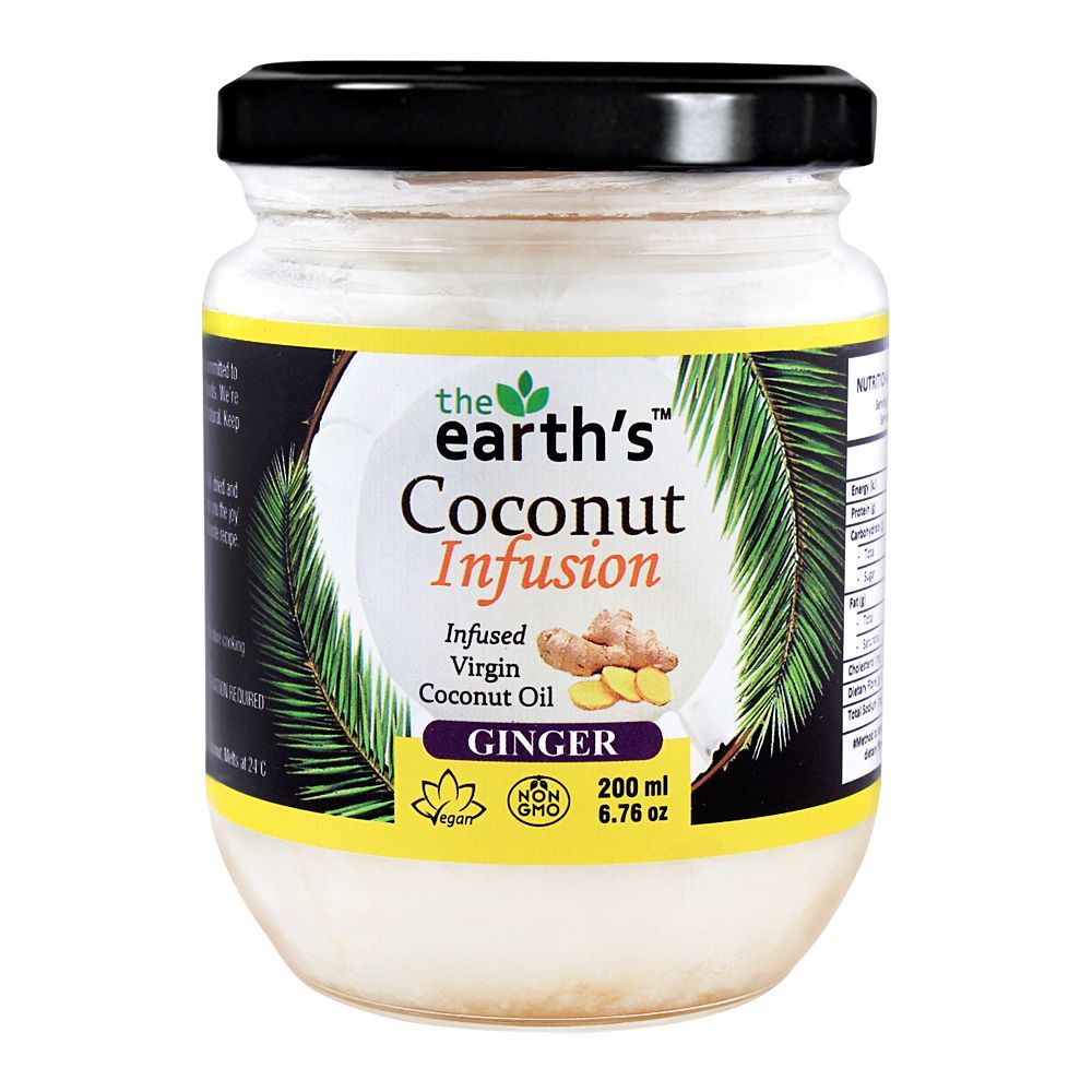 The Earth's Coconut Infusion Ginger Oil 200ml