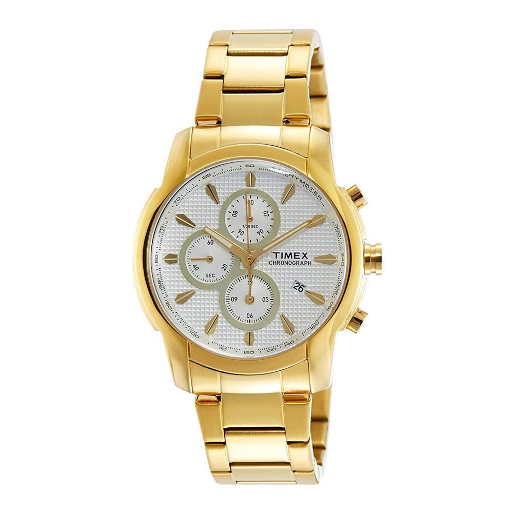 Timex Chronograph White Dial Men's Watch - TW000Y514