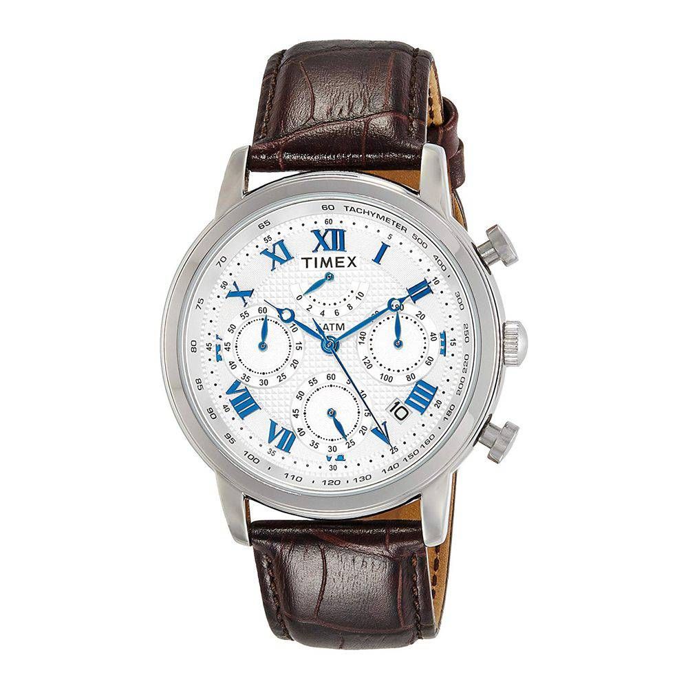 Timex Analog Silver Dial Men's Watch - TWEG15800