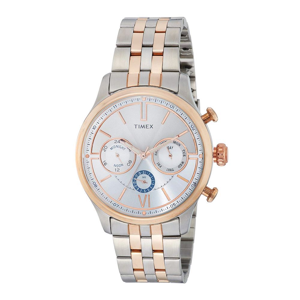Timex Analog Silver Dial Men's Watch - TWEG15902