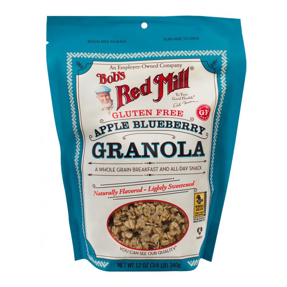 Bob's Red Mill Gluten Free Apple Blueberry Granola 340gm