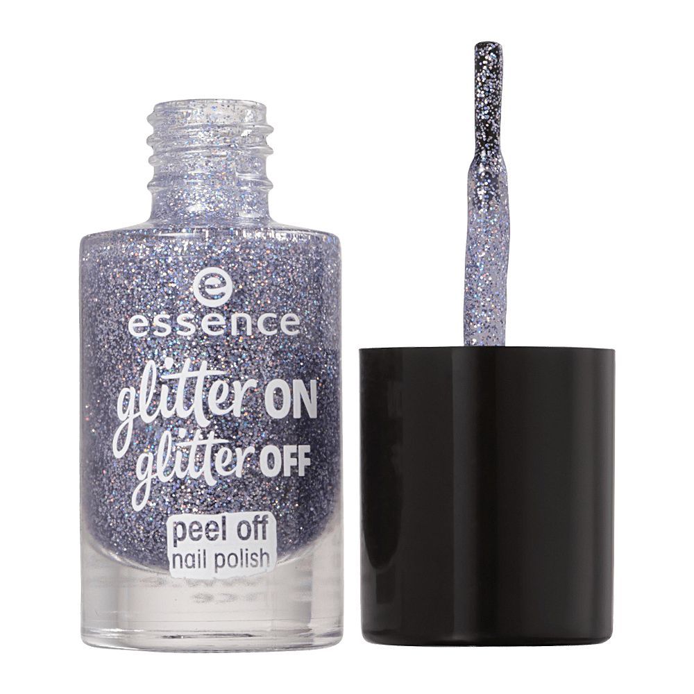 Essence Glitter On Glitter Off Peel Off Nail Polish, 05, Starlight Express
