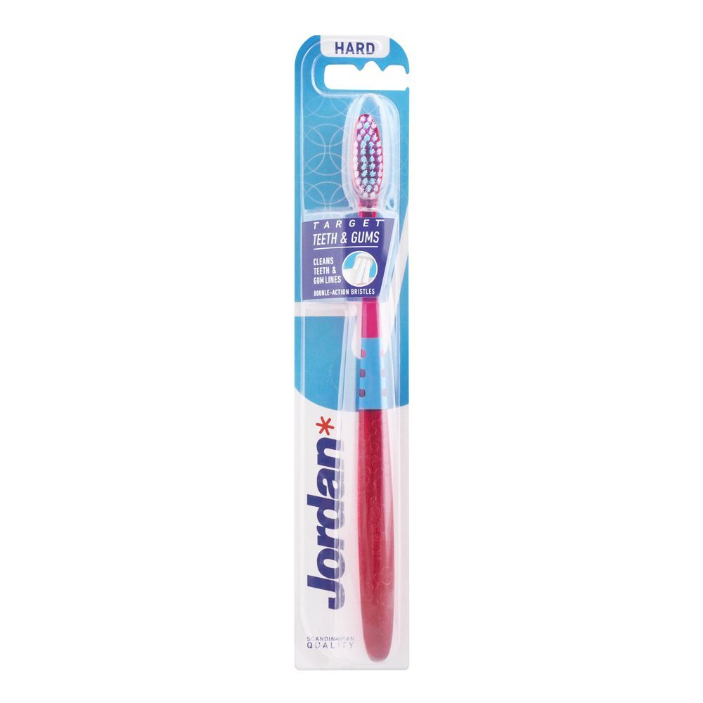 Jordan Target Teeth & Gums Toothbrush Hard, 10241