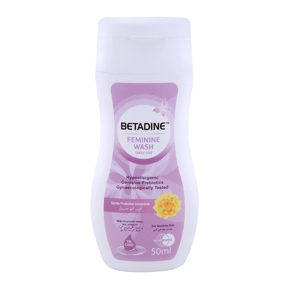 Betadine Feminine Wash Gentle Protection Foam 50ml