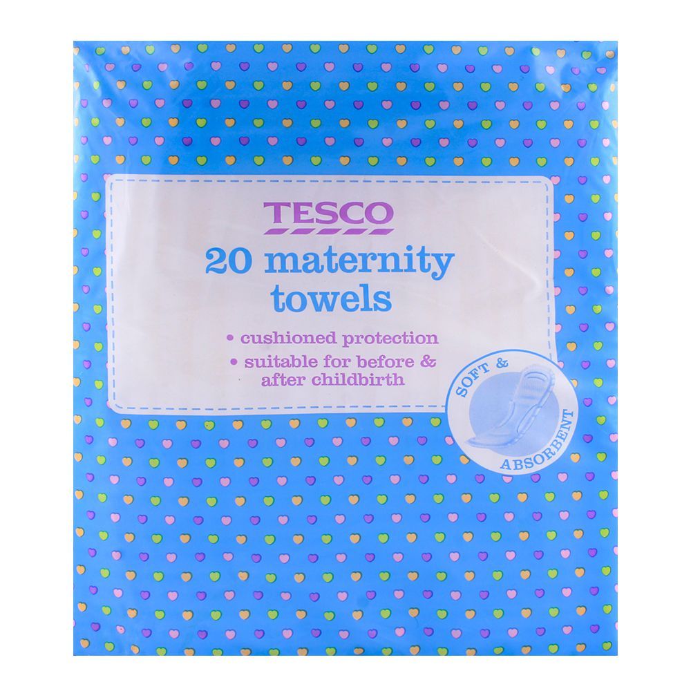 Tesco Maternity Towels 20-Pack