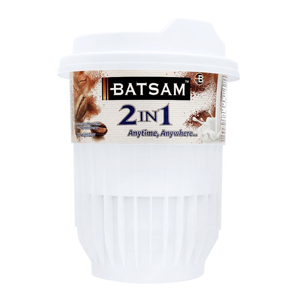 Batsam 2-in-1 Instant Coffee With Coffee Whitener, 25g