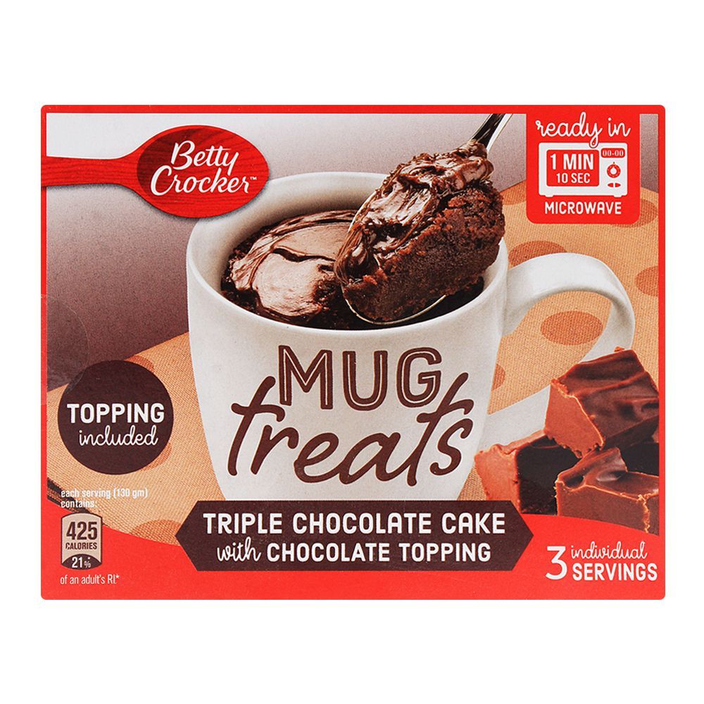 Betty Crocker Mug Treats Triple Chocolate Cake 255gm