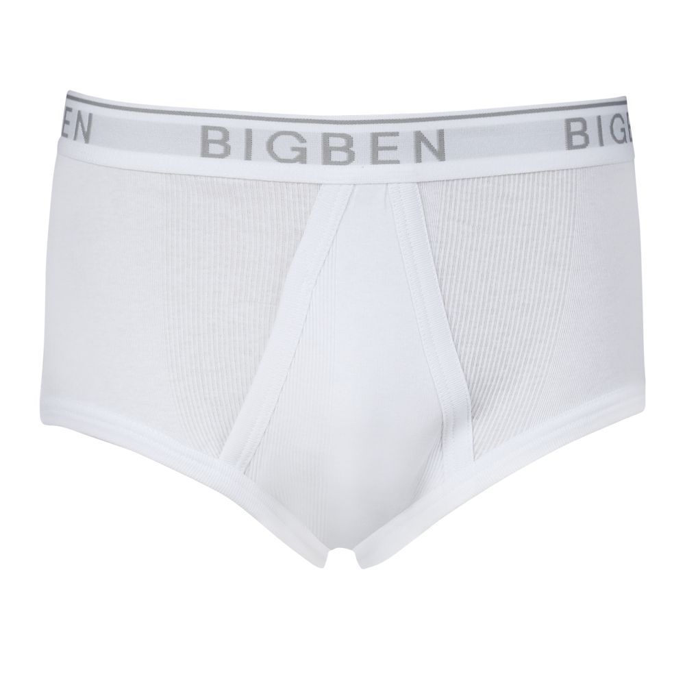BigBen Premium Cotton Underwear, White, 2424