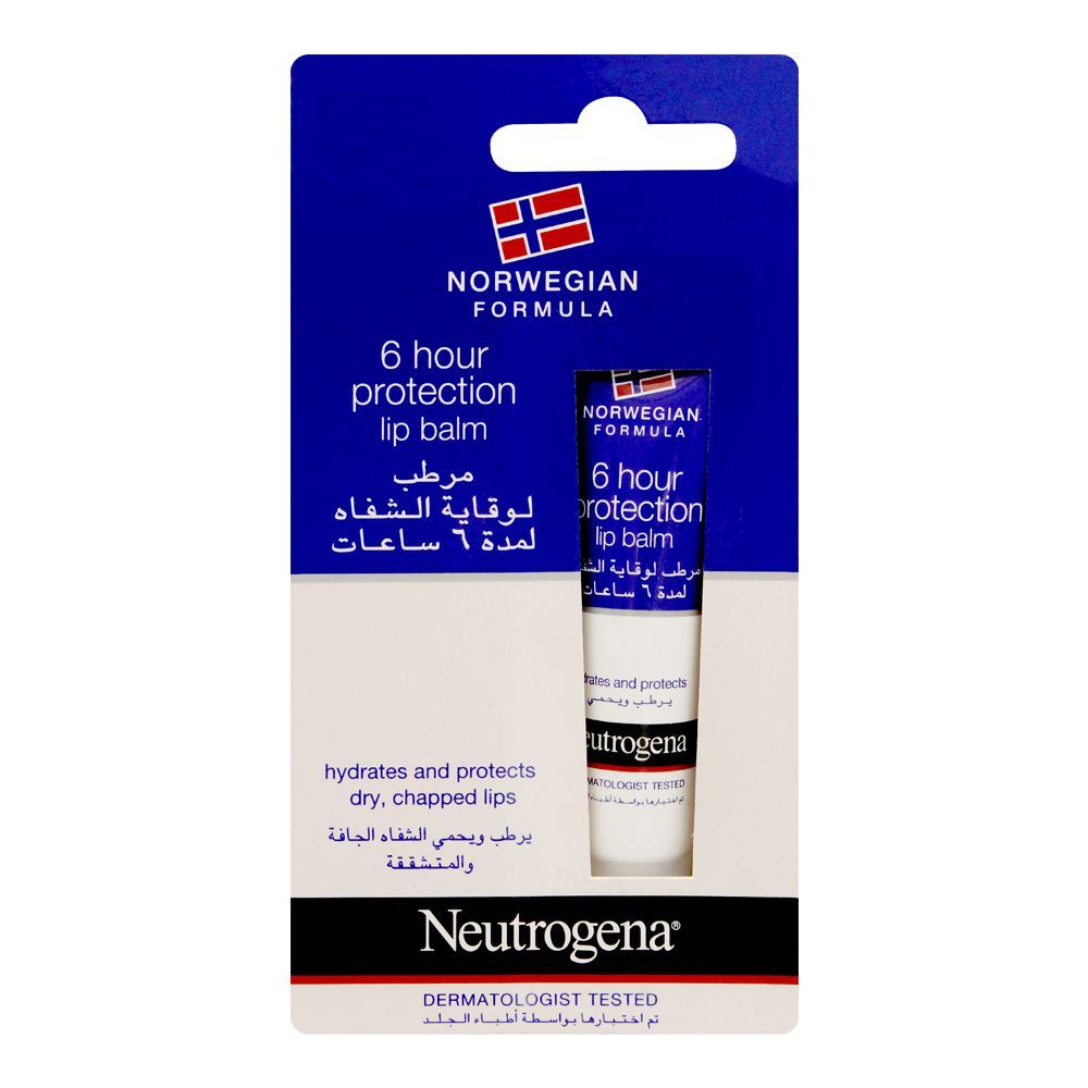 Neutrogena Norwegian Formula 6 Hour Protection Lip Balm, 15ml