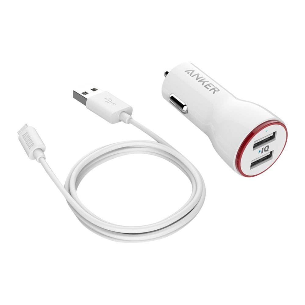 Anker Power Drive+2 USB Car Charger And Cable Combo - B2310H21