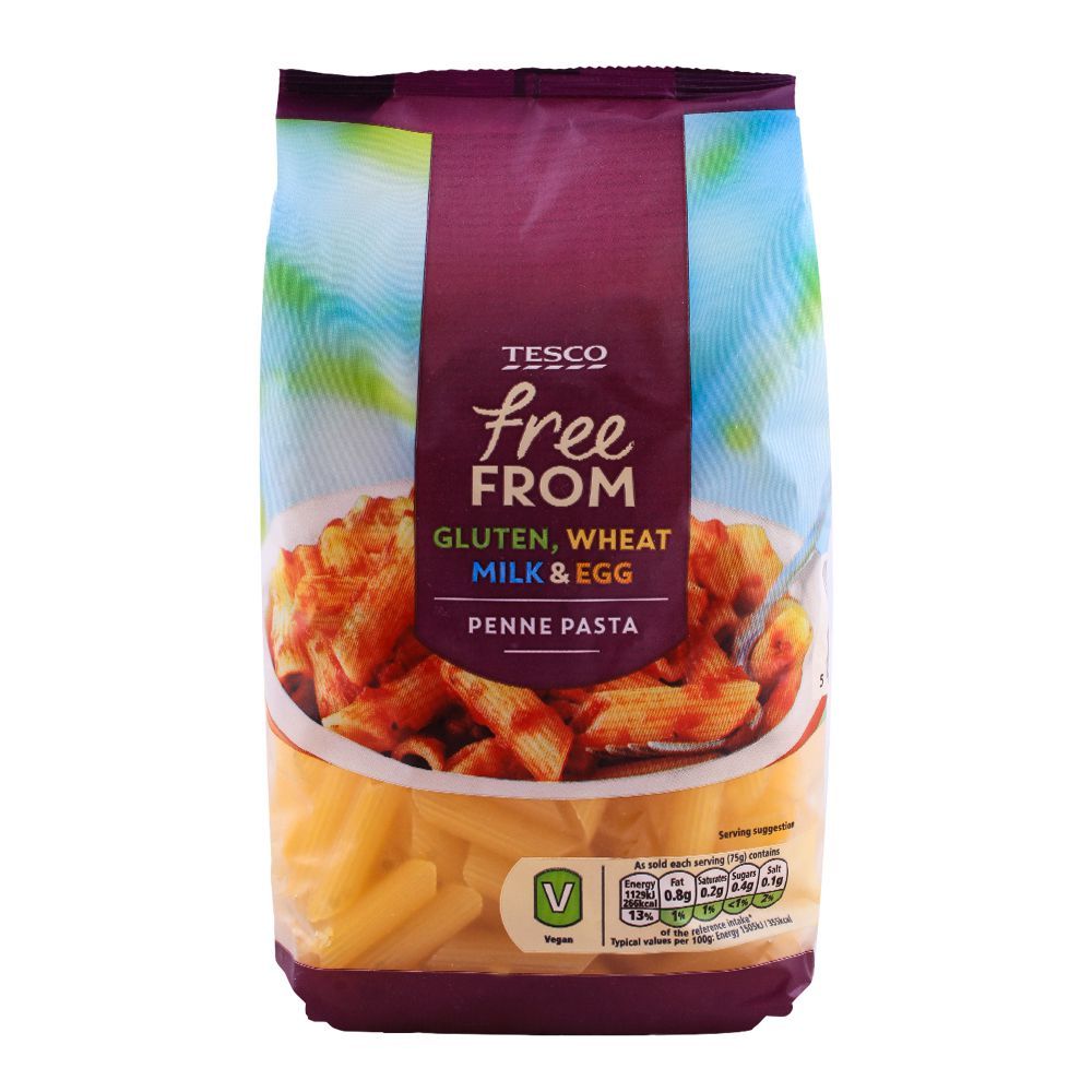 Tesco Free From Gluten, Wheat, Milk & Egg Penne Pasta 500g