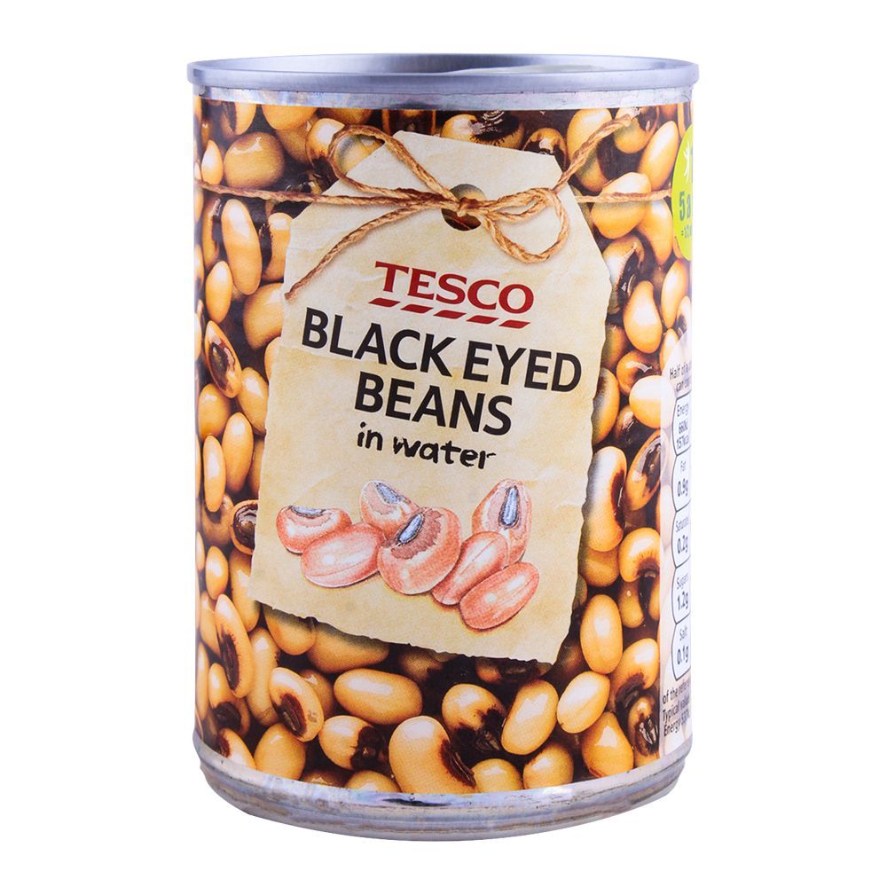 Tesco Black Eyed Beans In Water 400g