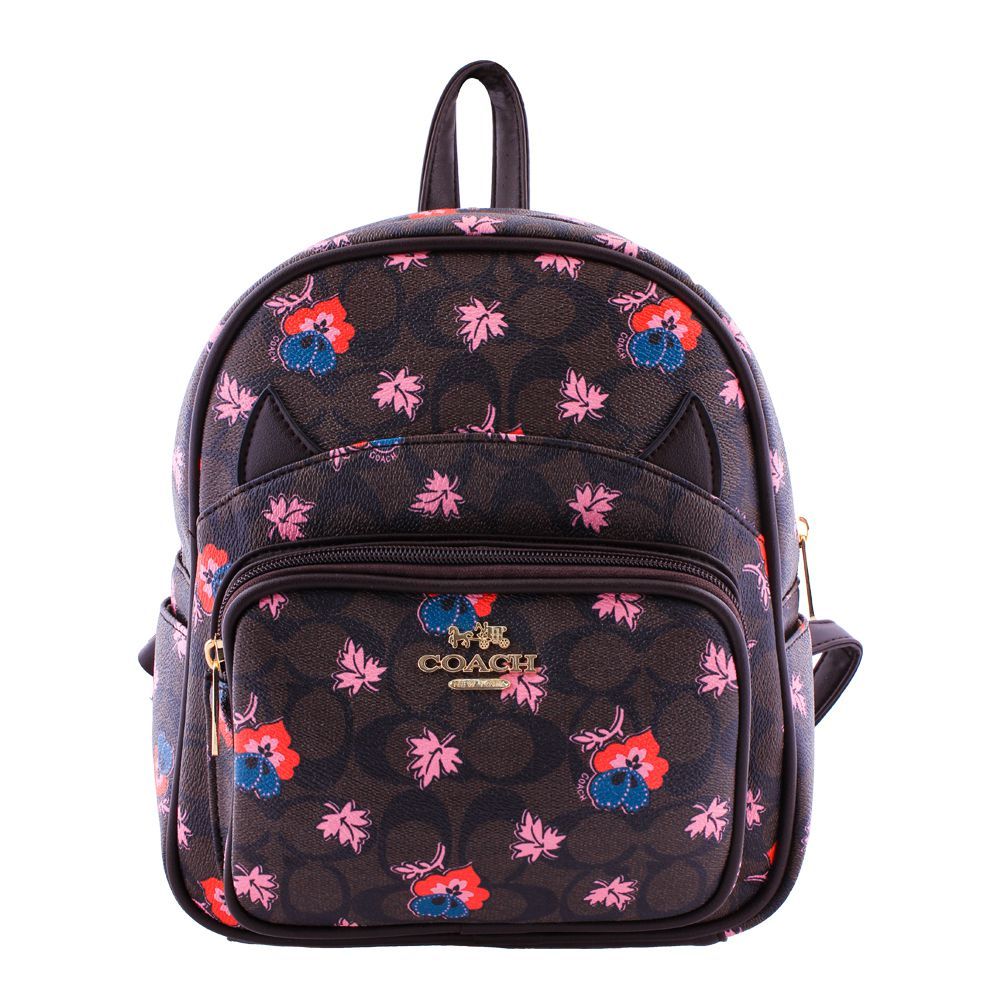 Coach Style Women Backpack Dark Brown - 290