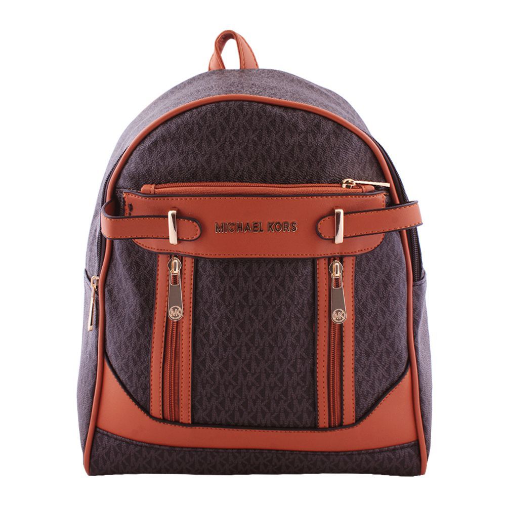Michael Kors Style Women Backpack Dark Brown - 2812