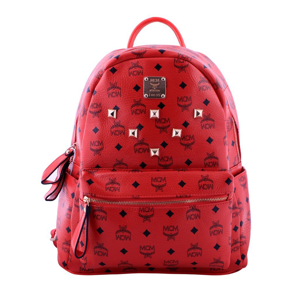 MCM Style Women Backpack Red - M41078