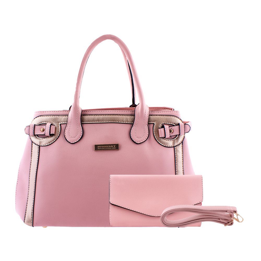 Buy Burberry Style Women Handbag Pink - 8829 Online at Special Price in ...