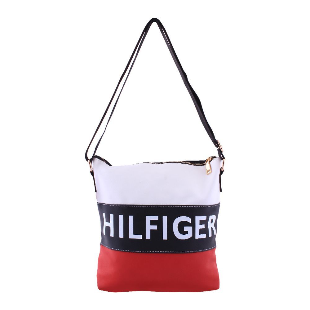 Tommy Hilfiger Style Crossbody Bag Black Red - 514
