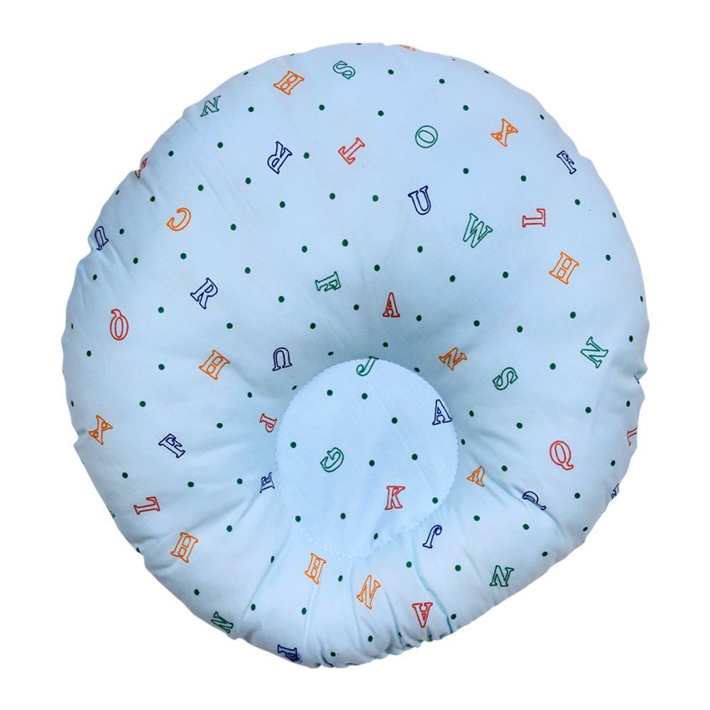 Angel's Kiss Round Baby Pillow, Green