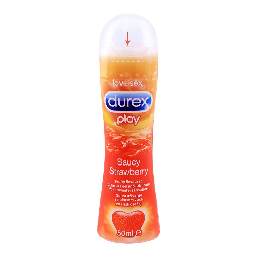 Durex Play Saucy Strawberry Fruity Flavoured Pleasure Gel 50ml