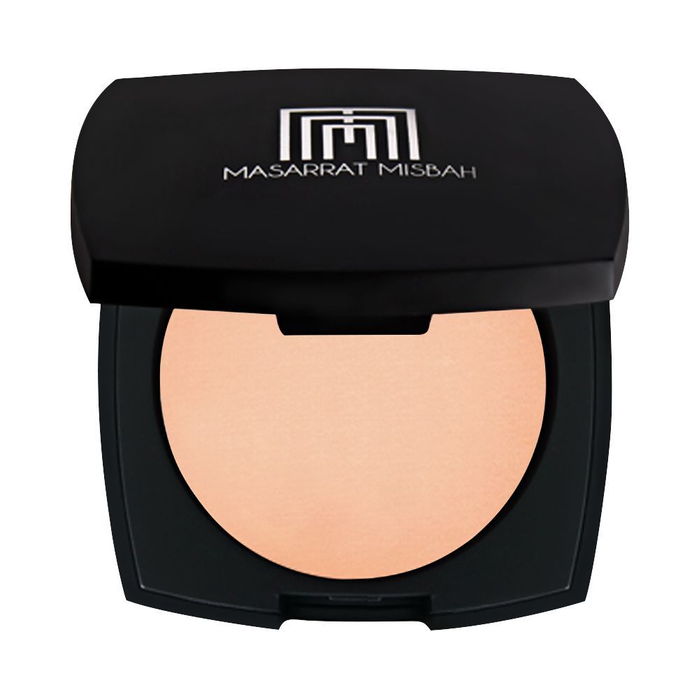 Masarrat Misbah Silk Pressed Powder, Rich Nude