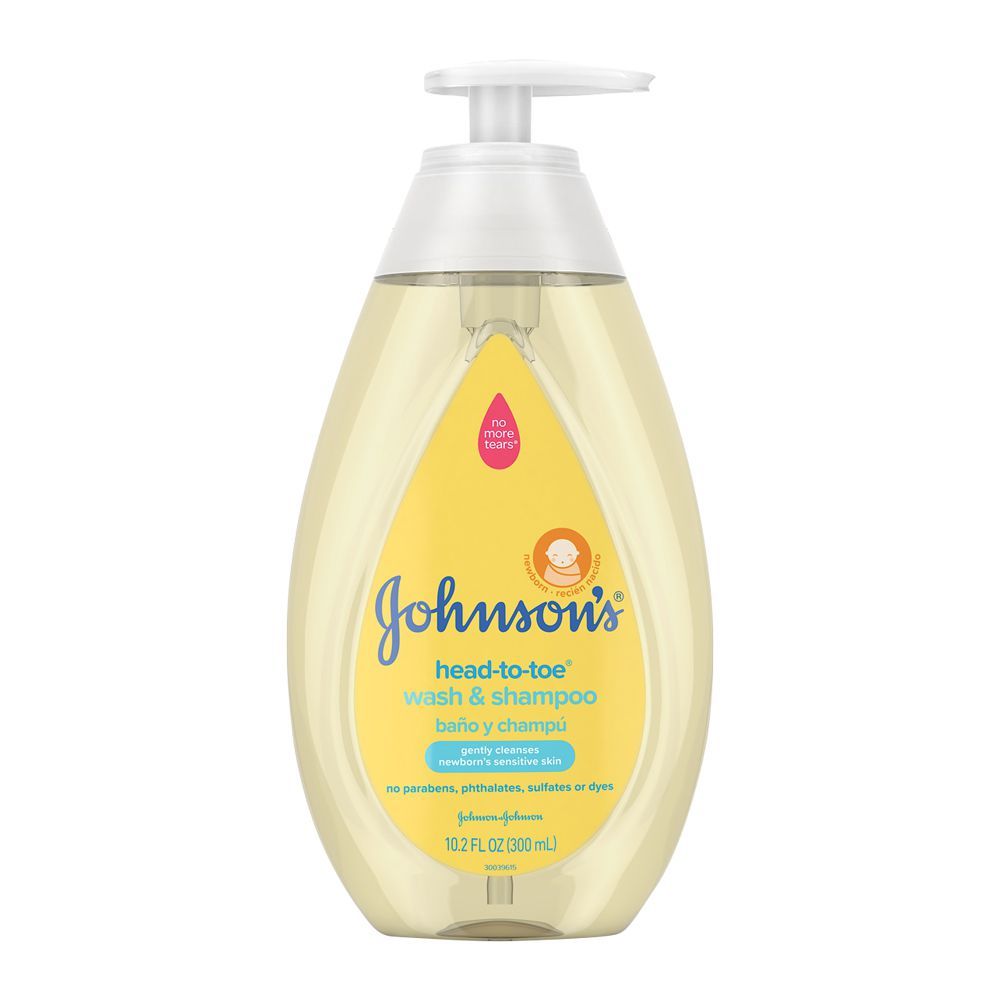 Johnson's Head-To-Toe Wash & Shampoo, 300ml