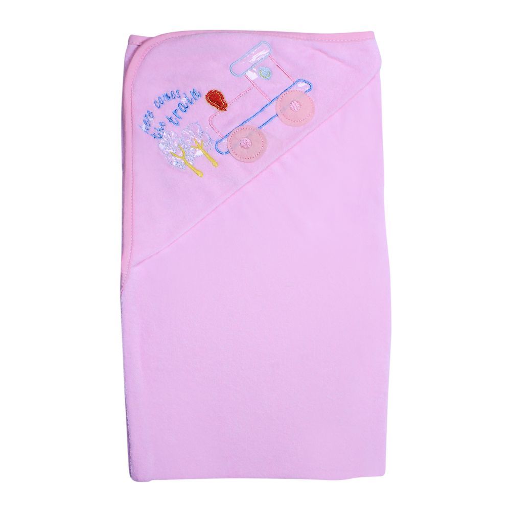 Angel's Kiss Textile Baby Bath Towel, Pink
