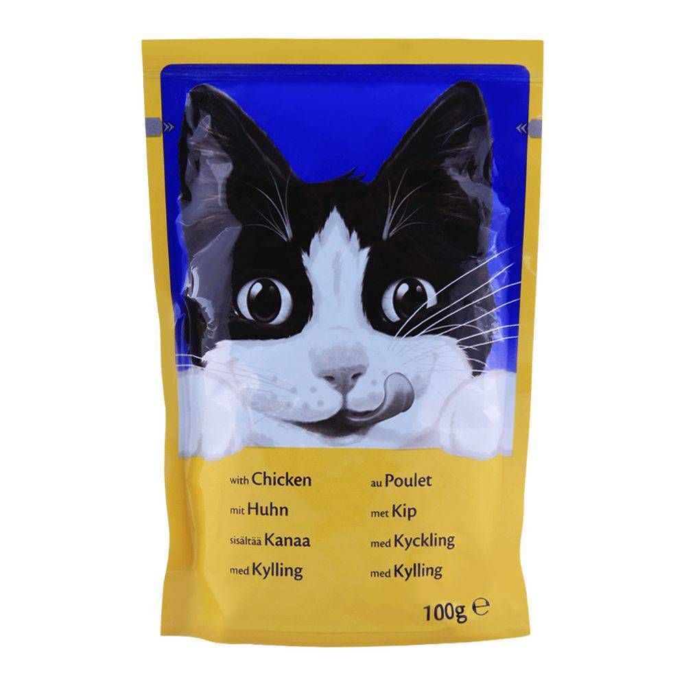 Felix With Chicken Cat Food, Pouch, 100g