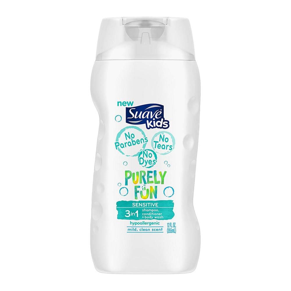 Suave Kids Sensitive 2-in-1 Shampoo + Conditioner, Hypoallergenic, 355ml