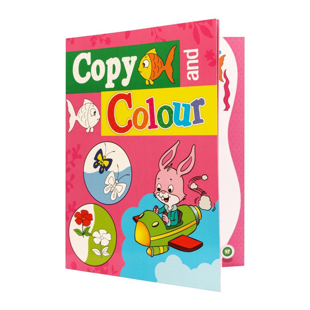 Copy And Colour Book, Pink