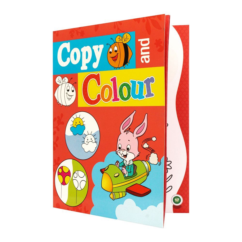 Copy And Colour Book, Red