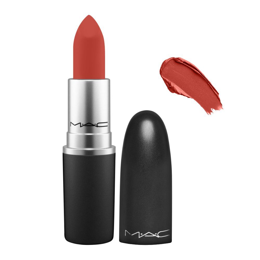 MAC Powder Kiss Lipstick, 316 Devoted To Chili