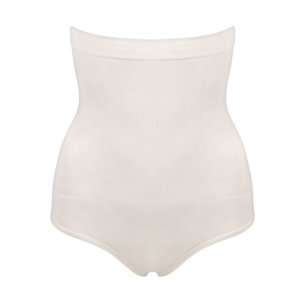 Miss Fit Slip Girdle, Parlak Mideli Korse Body Shaper Seamless Underwear, Skin Color, 33641