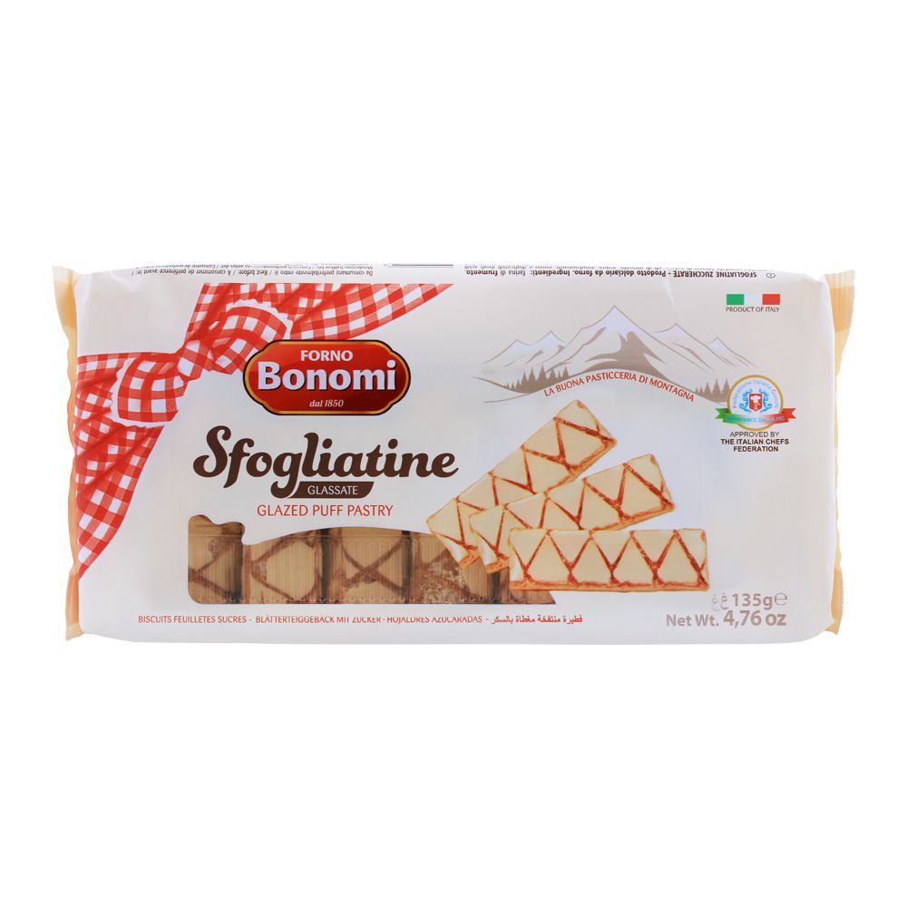 Forno Bonomi Sfogliatine Glazed Puff Pastry 135g